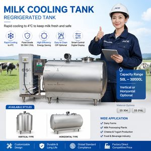 Réservoirs de Stockage Réfrigérés pour Lait, Équipements de Traitement Laitier pour Stations de Collecte en Ferme et en Pâturage - Product Image 3
