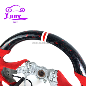 Volant personnalisé en fibre de carbone véritable forgée pour Lexus LS ES UX 500h 200 250h 300h 350h F Sport 2018-2025 Style Racing - Product Image 2