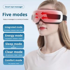 Masseur oculaire Bluetooth, compression d'air et thérapie thermique pour le soin des yeux. Massage par vibration. Idéal pour le bureau, les voyages et la maison. - Product Image 2