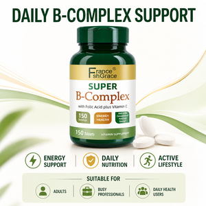 Tabletas de Complejo Vitamínico B Shecome Premium para Apoyo Inmunológico y Energético Celular para Adultos, Suplemento Herbal de Complejo Vitamínico B - Product Image 4