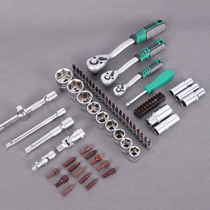 Zhengyi 172-Piece Automotive Repair Tool Kit 1/2 In Socket <b>Set</b> Hex Ratchet Wrench Hand Tools For Car Mechanical Home Repair - Product Image 1