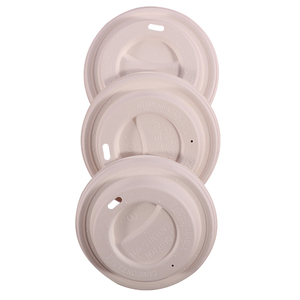 80mm <span class=keywords><strong>caña</strong></span> de azúcar <span class=keywords><strong>tapa</strong></span> de la taza Medio ambiente Biodegradable bagazo café <span class=keywords><strong>tapa</strong></span> de la taza - Product Image 4