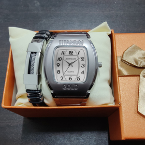 Montres pour hommes à succès avec coffret bracelet, montre en acier pour <span class=keywords><strong>homme</strong></span>, montre de sport décontractée, montres-bracelets pour <span class=keywords><strong>homme</strong></span>, cadeaux de montres - Product Image 2