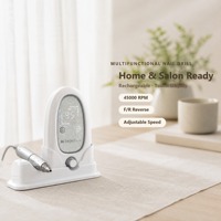 Vente en gros de perceuses à ongles rechargeables 45000 tr/min avec écran tactile LCD, lime électrique sans fil, emballage personnalisé direct usine, OEM
