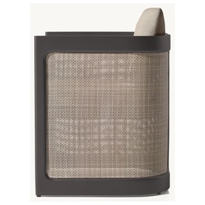 Chaise de salle à manger en <span class=keywords><strong>aluminium</strong></span> tressé en rotin, meubles de patio modernes pour l'extérieur, matériaux mixtes - Product Image 4