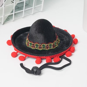 Carnevale di Halloween cappello messicano forniture per feste a righe fascia <span class=keywords><strong>Sombrero</strong></span> Mini cappelli per adulti bambini per la spiaggia all'aperto - Product Image 6
