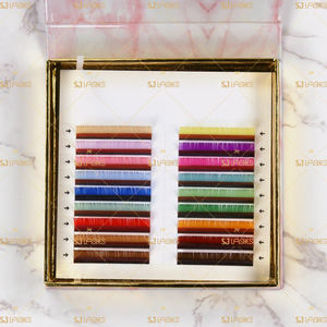 Extension de cils individuels, colorées, vente en <span class=keywords><strong>gros</strong></span>, nouveauté <span class=keywords><strong>2022</strong></span> - Product Image 1