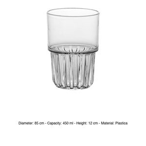 Verre en plastique San 45 cl M1934 Empilable H 12 cm Ø 8,5 cm - Product Image 3