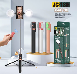 New 4 Trong 1 Ảnh Tự Sướng Thanh Với Ánh Sáng LED Và Điện Thoại Chủ Điều Khiển Không Dây 165 Cm Chiều Dài Linh Hoạt Ảnh Tự Sướng Thanh Cho Phát Trực Tiếp - Product Image 5