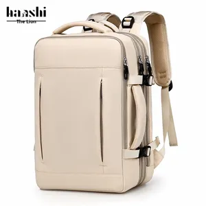 Sac à dos pour ordinateur portable unisexe, tendance, grande capacité, en nylon imperméable et respirant, avec sangles à coussin d'air pour les voyages en plein air - Product Image 3