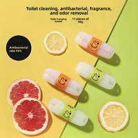 Panier suspendu automatique désodorisant et nettoyant pour toilettes, désinfecte, laisse un parfum, élimine les odeurs pour les personnes paresseuses