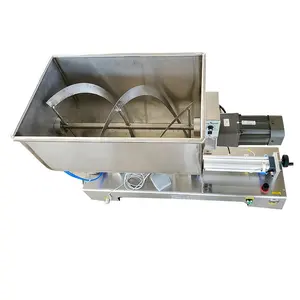 Popularity Semi auto Piston Bottle Filler Thick Sauce Bean Paste Filling Machine with Dosing Mixing Machine