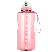 Bouteille d'eau de sport motivante 2,2 L sans BPA avec sangle, logo personnalisé, à boire directement – OEM/ODM