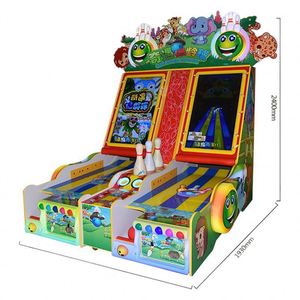 2024 New Adventure <b>Bowling</b> Double Children Paradise Coin-Operated Game Machine Game Hall Video Game City Entertainment Equipment - Product Image 5