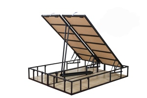 Set <span class=keywords><strong>Letto</strong></span> Premium Comfort con <span class=keywords><strong>Struttura</strong></span> Regolabile e Contenitore, Rivestimento in Velluto Ecologico, Design Moderno 160x200 - Product Image 2