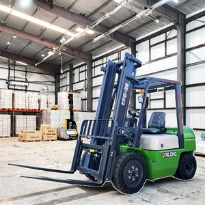 Nouveau <span class=keywords><strong>chariot</strong></span> élévateur <span class=keywords><strong>électrique</strong></span> à chargement par chaîne à entraînement avant hydraulique à levage élevé par transmission en continu à roues personnalisé - Product Image 2