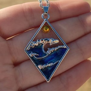 RFJEWEL 2026 Nuevo Collar con Diseño de Diamante y Ondas, Joyería de Moda de Latón Puro de Alta Calidad para Mujer - Product Image 3