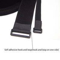 Sangle auto-agrippante élastique réglable et imperméable, personnalisée en usine, adhésion forte simple face, 100% nylon, DIY