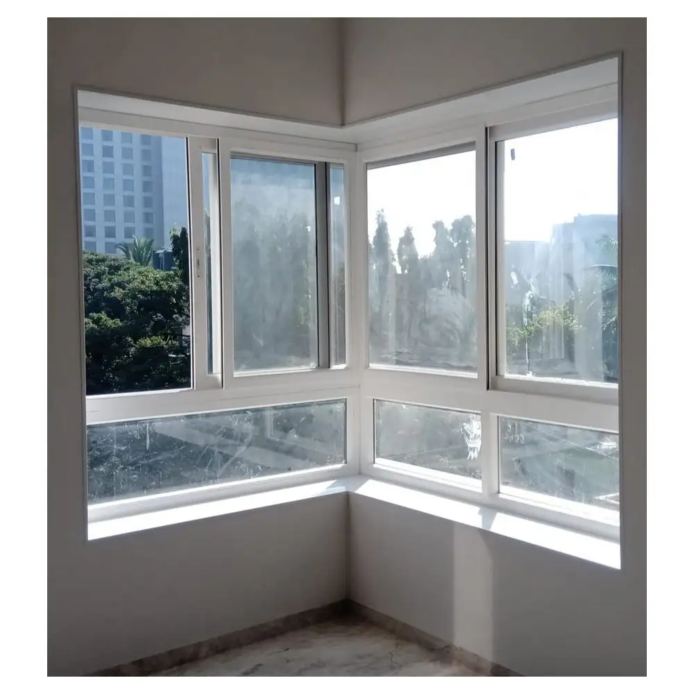 Prima yüksek kalite özel veya standart düşük fiyat 2023 kuzey amerikan standart sıcak satış beyaz gri renkli upvc pencere