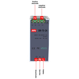 औद्योगिक नियंत्रण प्रणाली स्विचिंग विद्युत आपूर्ति श्रृंखला 12 वी <span class=keywords><strong>24</strong></span> वी 48 वी 75w 120w 240w 480w - Product Image 3
