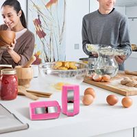 Ouvre-coquille d'œuf 3 pièces, séparateur créatif d'œufs, trancheur, coupe-œuf, briseur manuel en plastique, outil pour la cuisine