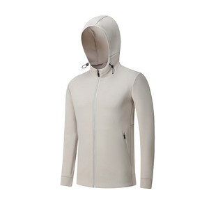 Chaqueta con capucha ligera con protección UV para hombre de alta calidad, abrigo de piel transpirable de secado rápido para actividades de verano - Product Image 4