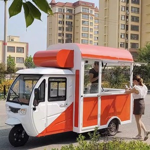 Tricycle électrique cargo homologué pour la route, carrosserie fermée, petit chariot à hot-dogs, chariot à pizzas, chariot à snacks, chariot à café, cuisine <span class=keywords><strong>mobile</strong></span>, camion à glaces, en vente - Product Image 6