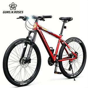 Vélo de montagne rouge à cadre rigide de 29 pouces, cadre en alliage d'aluminium pour adulte, selle ergonomique, frein à disque double ultra-léger, vitesse variable, VTT - Product Image 5