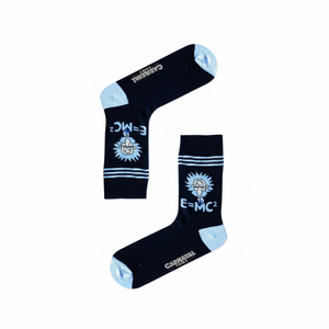 Chaussettes pour hommes respirantes et colorées à motifs Albert Einstein, design EMC - Product Image 2
