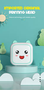 Mini <span class=keywords><strong>imprimante</strong></span> thermique de poche portable Mini <span class=keywords><strong>imprimante</strong></span> intelligente sans fil à dents bleues Compatible avec l'<span class=keywords><strong>imprimante</strong></span> sans encre iOS Android pour <span class=keywords><strong>Phot</strong></span> - Product Image 2