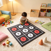 Tapis de sol en caoutchouc haute densité antidérapant pour salle de sport, protection pour équipement de fitness, absorption des chocs