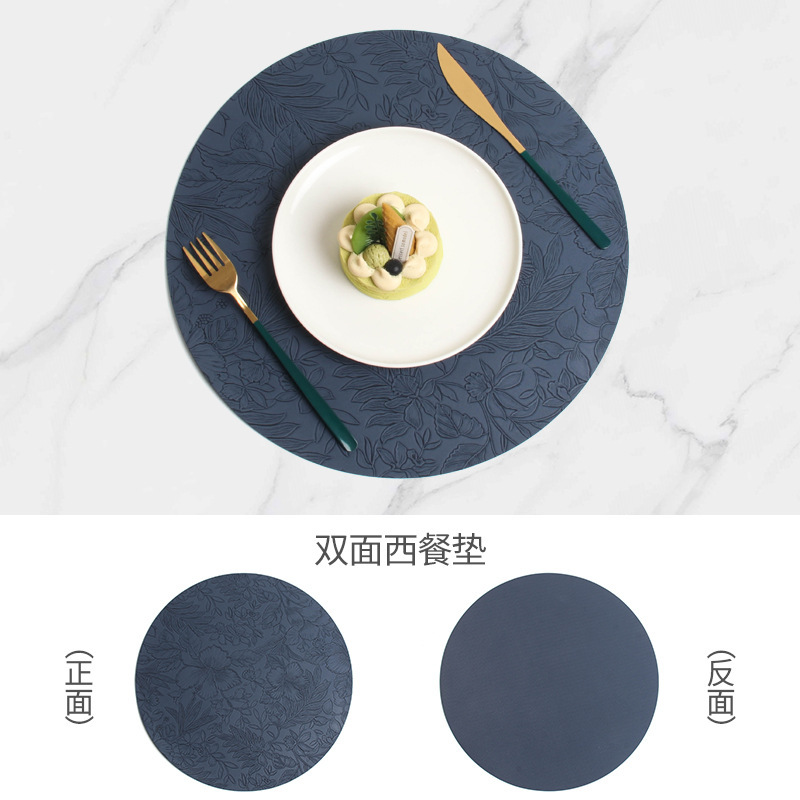 Round - dark blue