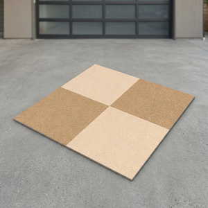Carreaux de sol extérieurs en céramique numérique antidérapants en porcelaine émaillée 400x400mm, motif sel et poivre, pour parking, 16x16 - Product Image 2