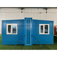 Maison préfabriquée extensible en conteneur de 20 pieds et 40 pieds, villa préfabriquée portable mobile de 2, 3, 4 ou 5 chambres, maison pliable miniature