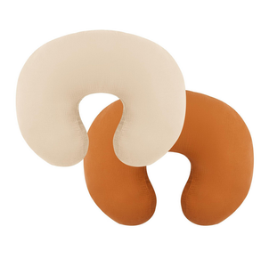 Oreiller en coton en forme de U, doux, portable et réglable, avec support pour le cou du bébé, oreiller d'allaitement, oreillers d'allaitement originaux - Product Image 1