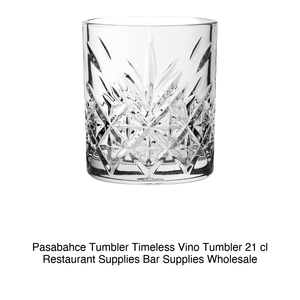 Timeless Wine Tumbler Glass 21 cl Pasabahce H 7.3 cm Ø 8.1 cm - Product Image 2