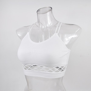 <span class=keywords><strong>Femme</strong></span> Danse Gym Croisant <span class=keywords><strong>Dos</strong></span> Yoga Sans Couture Soutien-Gorge de Sport Haut - Product Image 5
