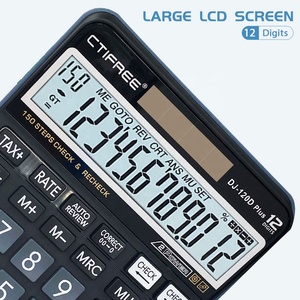 Trung Quốc Nhà máy điện tử máy tính kỹ thuật số các nhà sản xuất 16 chữ số hiển thị pin nhựa vận chuyển hàng hóa linh hoạt máy tính điện - Product Image 3