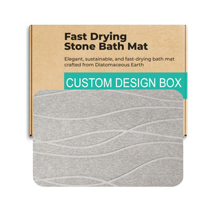 Tapis de bain en pierre à séchage rapide antidérapant Super absorbant terre de diatomées tapis de douche de salle de bain tapis de sol à séchage rapide - Product Image 6