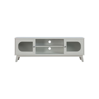Mueble para TV de Madera Sólida Estilo Mid-Century Ecológico, Marca EVEREST, Muebles para Sala de Estar, Hecho en Vietnam, Precio Directo de Fábrica