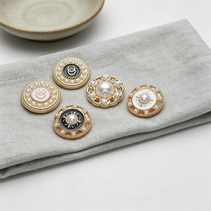 Boutons métalliques de qualité supérieure, boutons décoratifs personnalisables de haute qualité, sans nickel, pour vêtements - Product Image 3