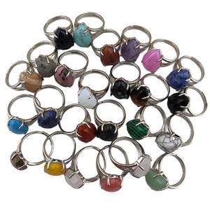 Hot Selling Ring Voor Vrouwen Mannen Meisjes Zilver Rhodochrosite Traan Drop Custom Edelsteen Natuurlijke Schittering Steen Feestkleding Cadeau Ring - Product Image 5