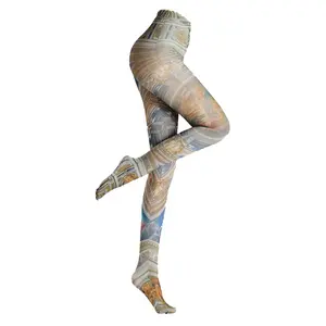 Benutzer definierte Digitaldruck Frauen große Socken Strumpfhosen Leggings für Frauen Strumpfhosen für Mädchen