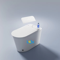 Toilette intelligente japonaise haut de gamme, électrique, automatique, sensible à la température, pour la maison intelligente, toilette monobloc intelligente pour salle de bain