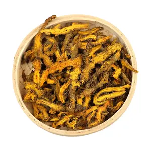 Чистый сушеный натуральный горький вкус Huang lian, корневые ломтики Coptis chinensis, корневая огранка coptis