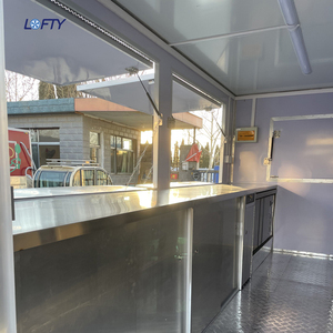 شاحنة طعام سوداء قياسية 16 قدمًا مع مقلاة عميقة مع مطبخ كامل - Product Image 5