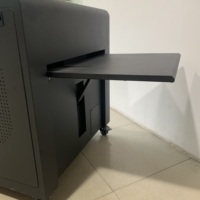 Machine à secouer la poudre DTF la plus compacte de 60 cm avec bande en maille, sécheuse à secouer la poudre à recyclage automatique pour imprimante DTF à 2 têtes