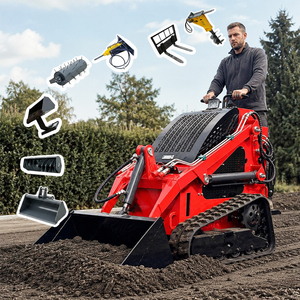 ZAIYOU 360kg 390kg 460kg 750kg 800kg 25PS Motor Mini-Raupenlader Kompakt-Raupenlader mit Frontlader - Product Image 1