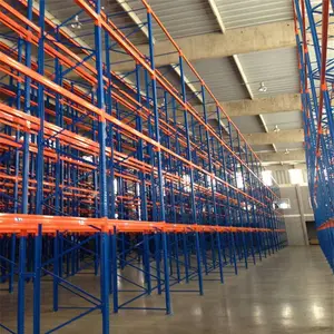 Q235 Staal Verstelbare Opbergrek Stapelen Rekken Pallet Rack Heavy Duty Plaatwerk Rek Voor Magazijn Opslag