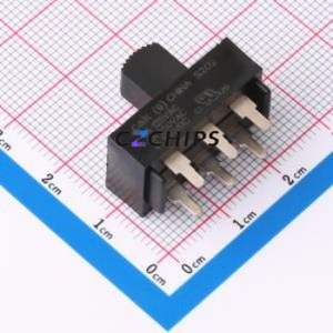 S202031MS02Q Slide Switch Through hole Component (THT) Switch Double Pole Double Throw Rectangle Pin Header PC Pin Through Hole - Product Image 1